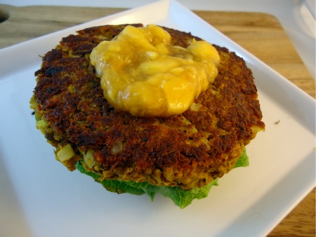 Gluten Free Vegan Chickpea Burger