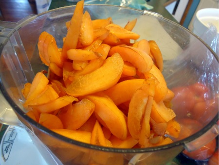 Chopped up Apricots