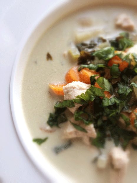 Gluten Free Thai Green Curry Soup Recipe