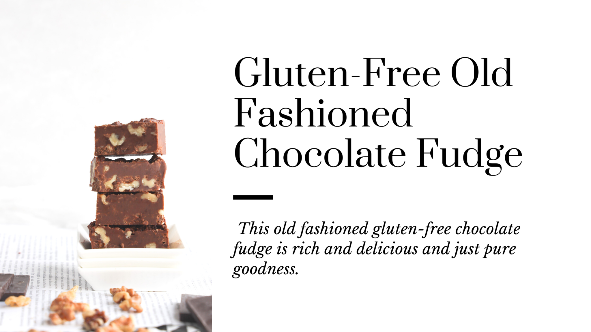 GlutenFree Old Fashioned Chocolate Fudge Wheat Free Mom