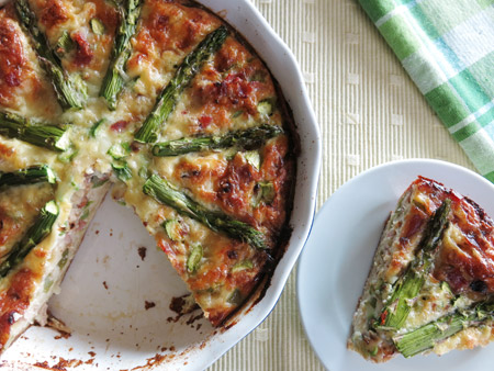 gluten free asparagus quiche