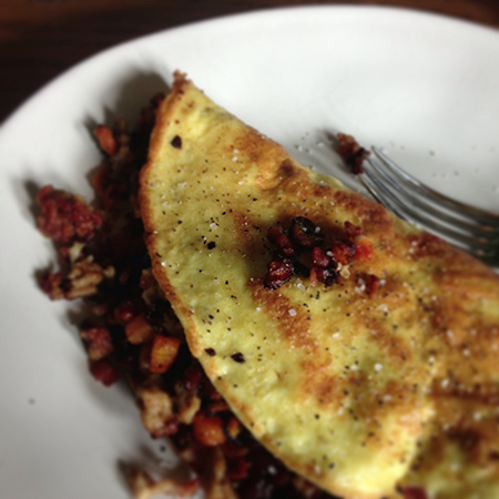 gluten free filled omelette recipe