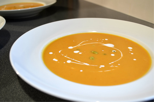 gluten free vegan pumpkin coconut soup