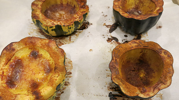 gluten free roasted acorn squash recipe