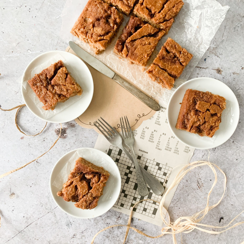 A gluten-free cinnamon swirl coffee cake that is a delicious homemade cake using ingredients you already have on hand.
