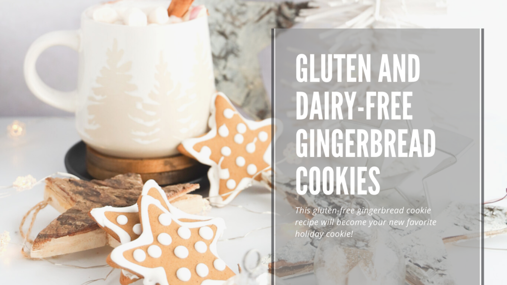 These gluten and dairy-free gingerbread cookies are a fun and festive holiday cookie to make.