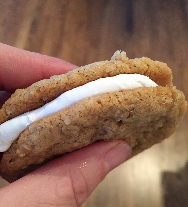 gluten free dairy free oatmeal peanut butter marshmallow sandwich recipe