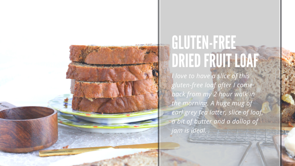 This gluten-free dried fruit is easy to make, super moist, made with a variety of dried fruits and perfect for breakfast or afternoon snack with a cup of coffee or tea.