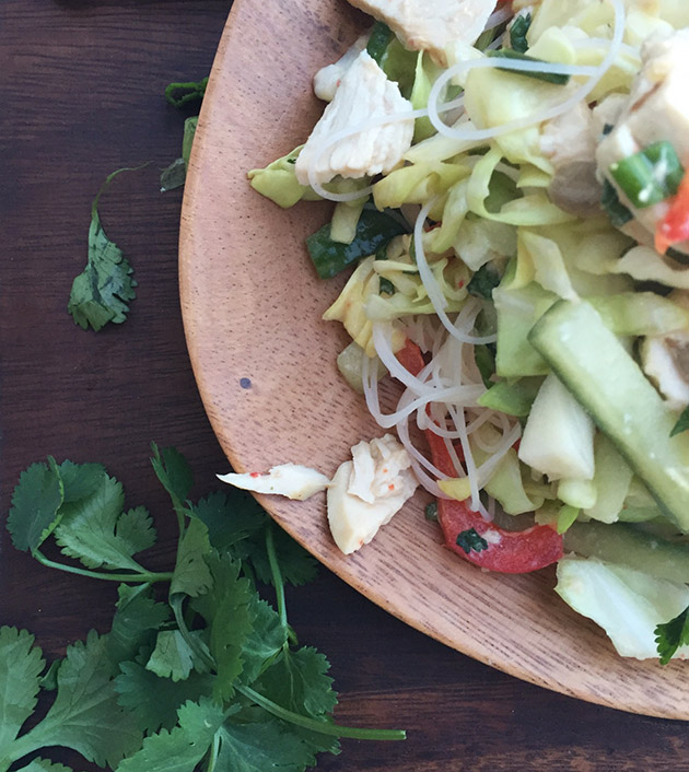 gluten free thai cabbage salad recipe