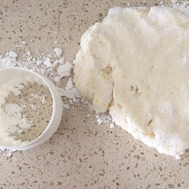 gluten free lemon vanilla salted scones recipe