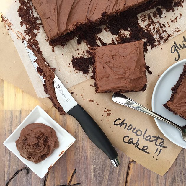 gluten free sour cream chocolate cake recipe