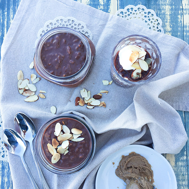 almond butter chocolate rice pudding recipe