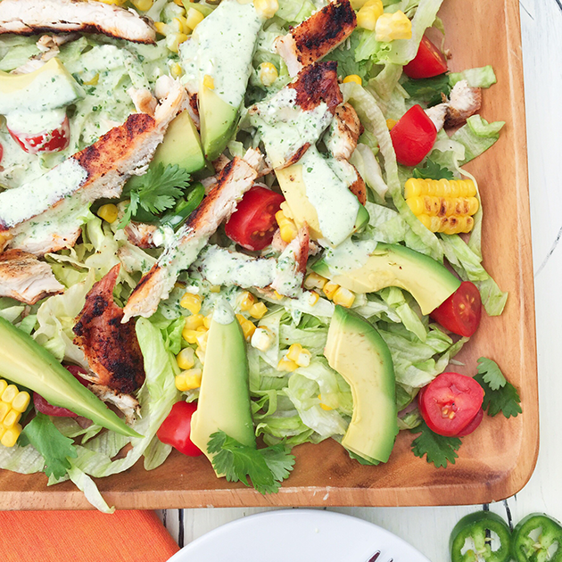 mexican chicken and corn salad recipe