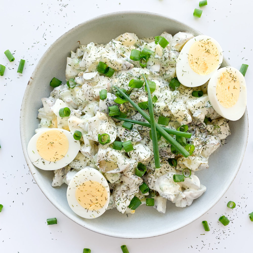 This easy gluten-free potato salad is simple to make, delicious and always a hit in the summertime.