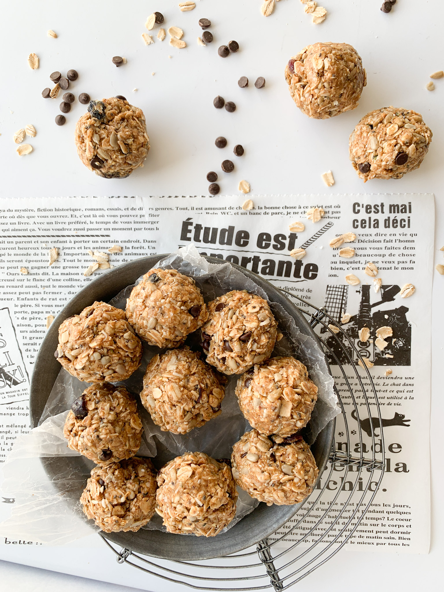 Gluten-free no bake nut and seed balls that are portable, healthy and simply delicious.