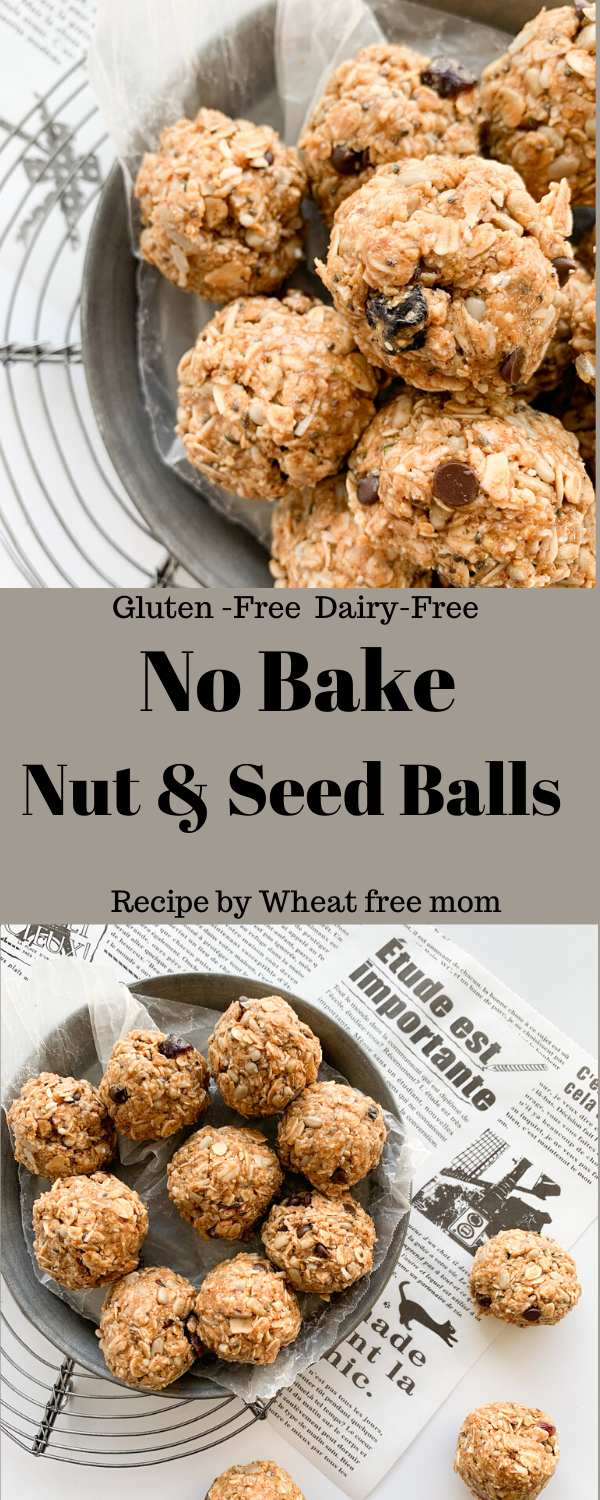 Gluten-Free No Bake Nut and Seed Balls | Wheat Free Mom