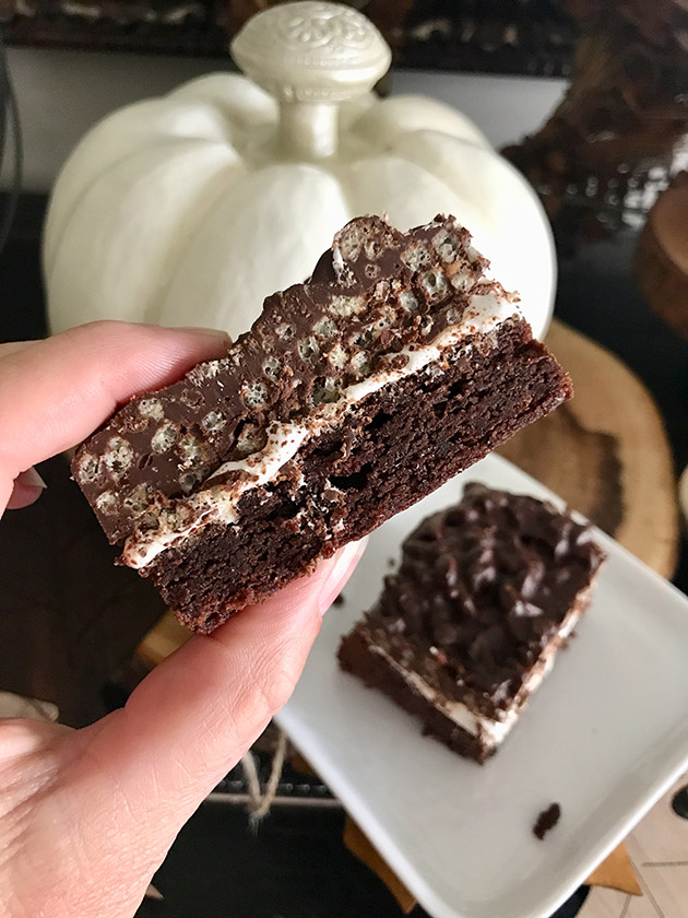 Double Chocolate Marshmallow Brownies Wheat Free Mom