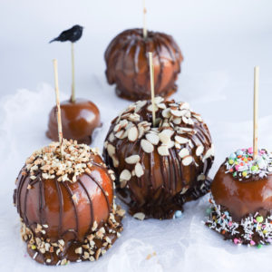 These homemade gluten-free caramel apples are easy to make and are a fun fall tradition.
