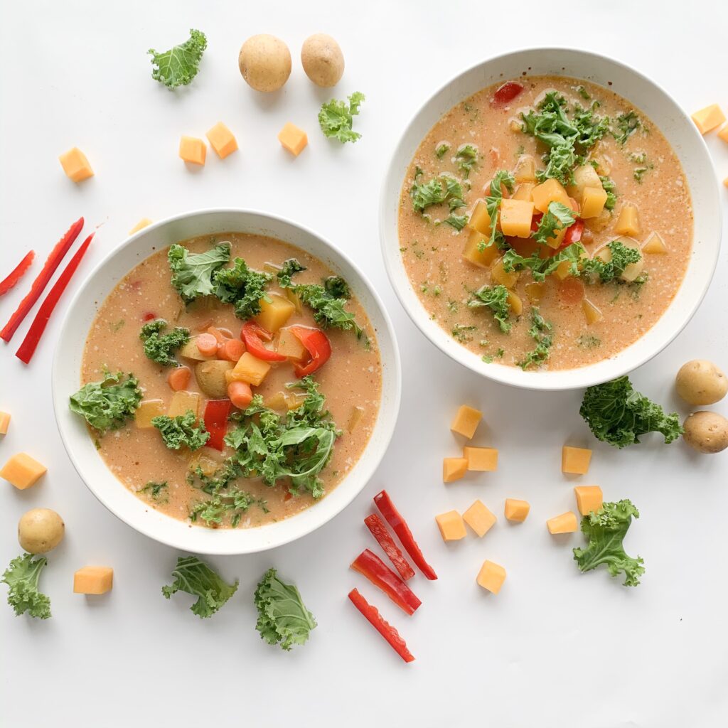 Butternut Squash Red Curry Soup Recipe 