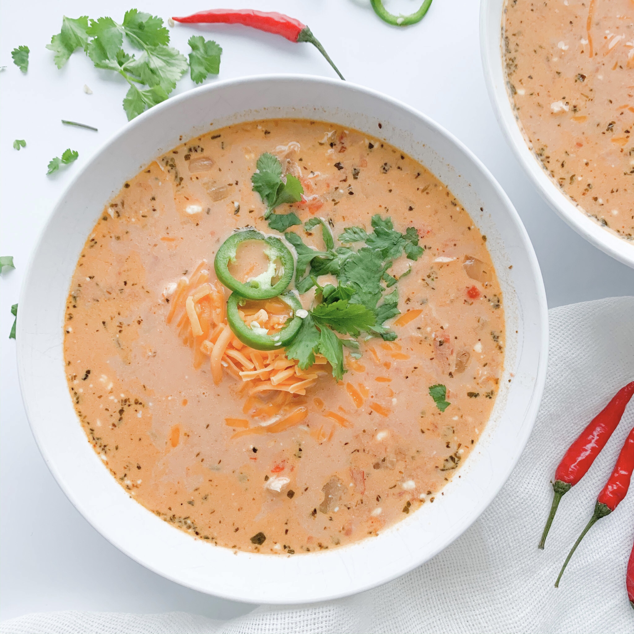 Instant Pot Chicken Taco Soup | Wheat Free Mom