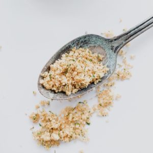 This low carb gluten-free crumb mix is a quick and easy recipe.