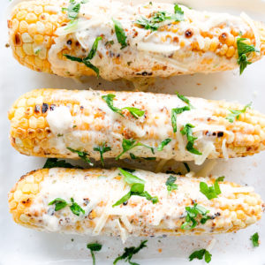 Mexican Street Corn, or elotes, is a traditional street food that is quick to make and super additive.