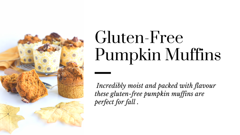 Incredibly moist and and packed with flavour these gluten-free pumpkin muffins are perfect for fall and so easy to make.