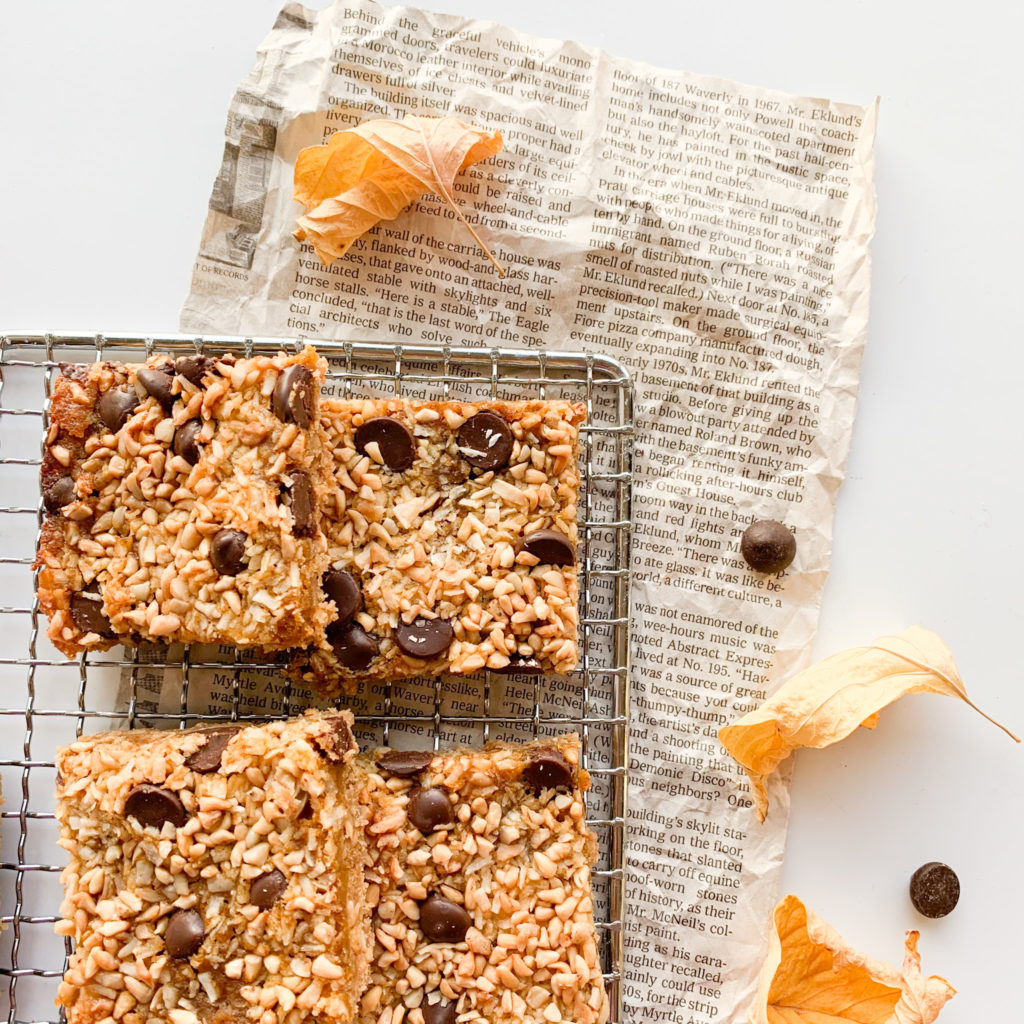 Vegan Pumpkin Magic Bars