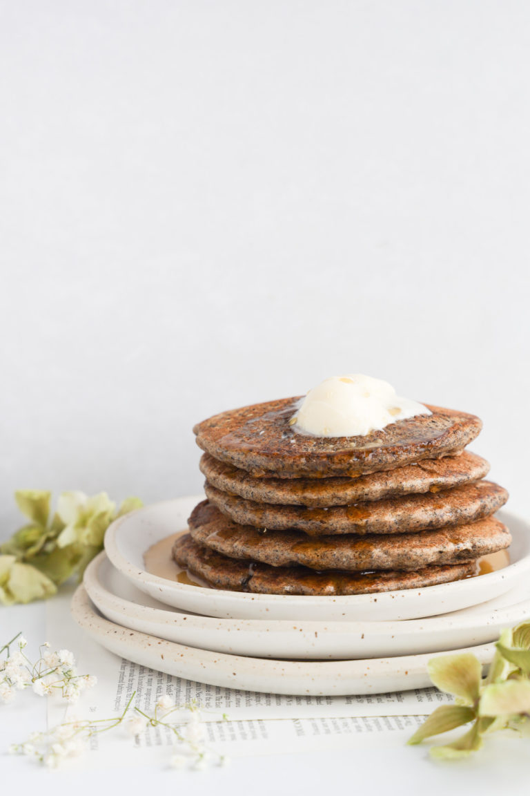 These gluten-free buckwheat pancakes are delicious for breakfast and are easy to make. They are tender, moist and full of nutty flavour.