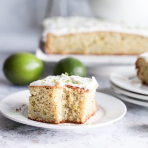 A gluten-free poppyseed cake that is easy to make, light and airy and perfectly limey.