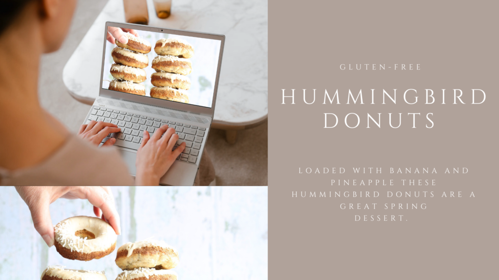A gluten-free donut inspired by the southern recipe for Hummingbird Cake.