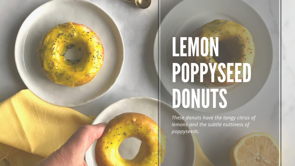 These easy to make gluten-free lemon poppyseed donuts are made with simple ingredients and are packed with lemon flavour.