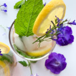 A quick, easy and refreshing cocktail made with Empress 1908 gin, elderflower liqueur, lemon juice, sparkling lemon water and simple syrup.