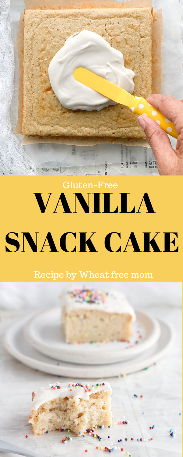 Gluten-Free Vanilla Snack Cake | Wheat Free Mom