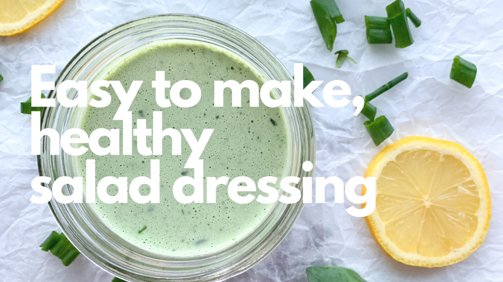 5-Minute Creamy Green Goddess Dressing (Vegan)