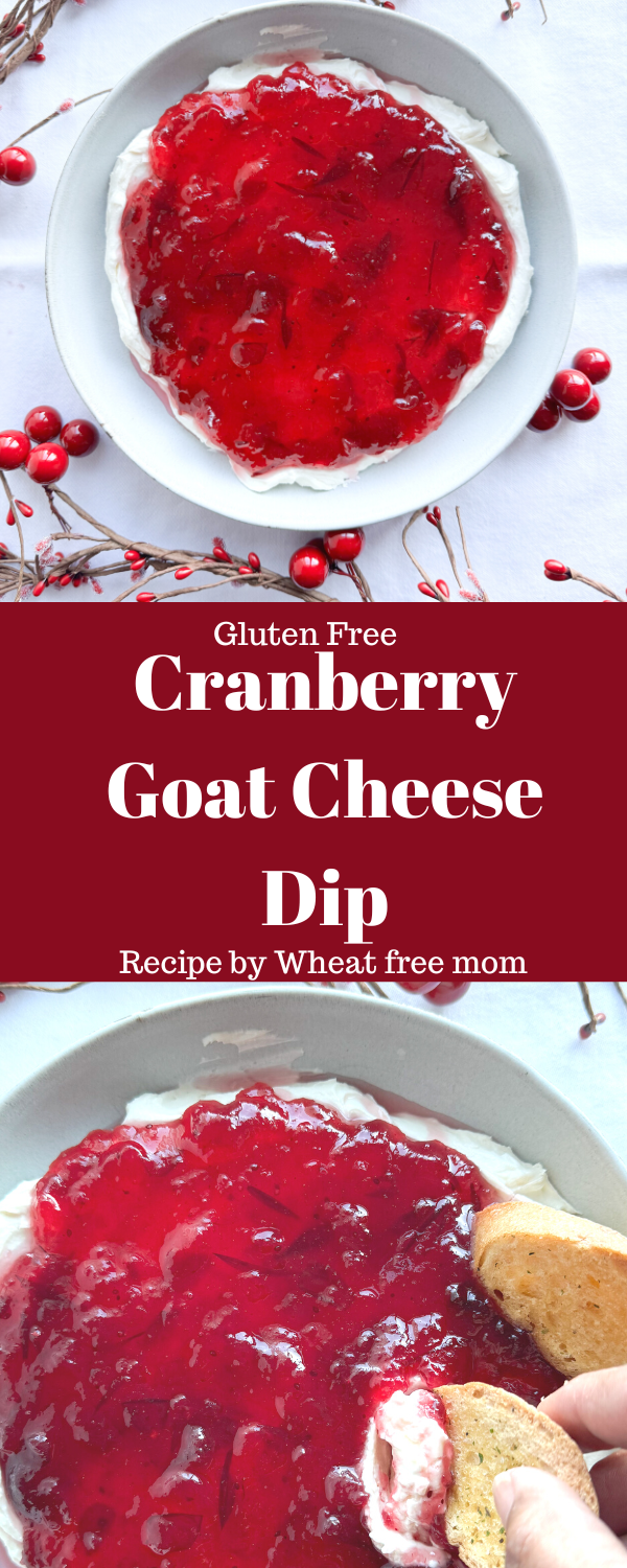 Cranberry Goat Cheese Dip Wheat Free Mom